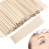 Demissle eye brow wooden wax stick for precise brow shaping