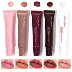 DENESTUP Lip Jam hidratante con brillo, para labios suaves y voluminosos