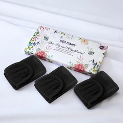 Denfany banda spa para maquillaje, mantiene el cabello recogido durante la rutina