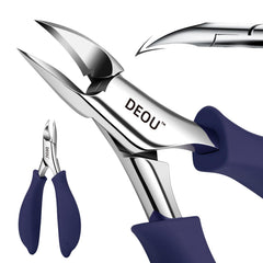 DEOU professional stainless steel nail clippers with a sharp blade for precise trimming