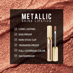 Depuplum Chocolate Lipstick application on lips with silky smooth hydrating formula
