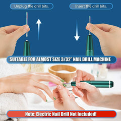 Depvko brush bits aid gentle debris removal near cuticles