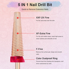 Depvko 3/32in shank fits most professional drills.