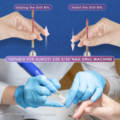 Depvko diamond nail drill bits offer sharpness for precise cuticle work
