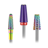 Depvko 5-in-1 purple bit for versatile nail prep and detailing.
