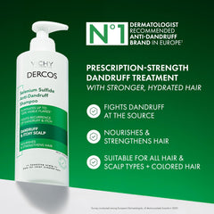 Dercos shampoo application foam demonstrates easy lather for even distribution