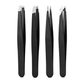 Derlaier tweezers set with a flat head for precise brow shaping and splinter removal.