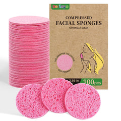 Derloyo compressed facial sponges packaged for easy travel and use