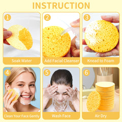 Derloyo sponge delivers deep pore cleansing with mild exfoliation