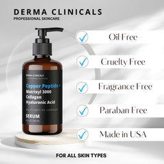 DERMA CLINICALS pump top packaging view for easy, precise application
