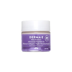 Derma E Advanced Peptides Night Moisturizer jar for overnight hydration