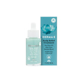 Botella Derma E de tratamiento alivia el cuero cabelludo.