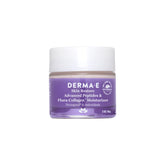 Derma E crema nocturna en bote muestra textura sedosa para hidratación profunda