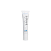 Derma E Hydrating Eye Cream botella cercana, hidratación intensa para contorno de ojos.
