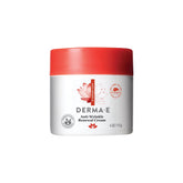 Derma E crema antiarrugas en frasco, textura cremosa para renovación de la piel.