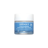 DERMA-E Ultra Hydrating Day Cream bottle pump showing quick hydration and smooth skin