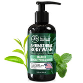 Derma-Nu bottle front promoting daily cleansing with therapeutic antibacterial formula