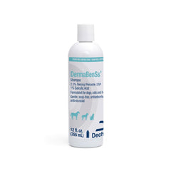 DermaBenSs shampoo para mascotas: botella de 12 oz lista para uso suave.