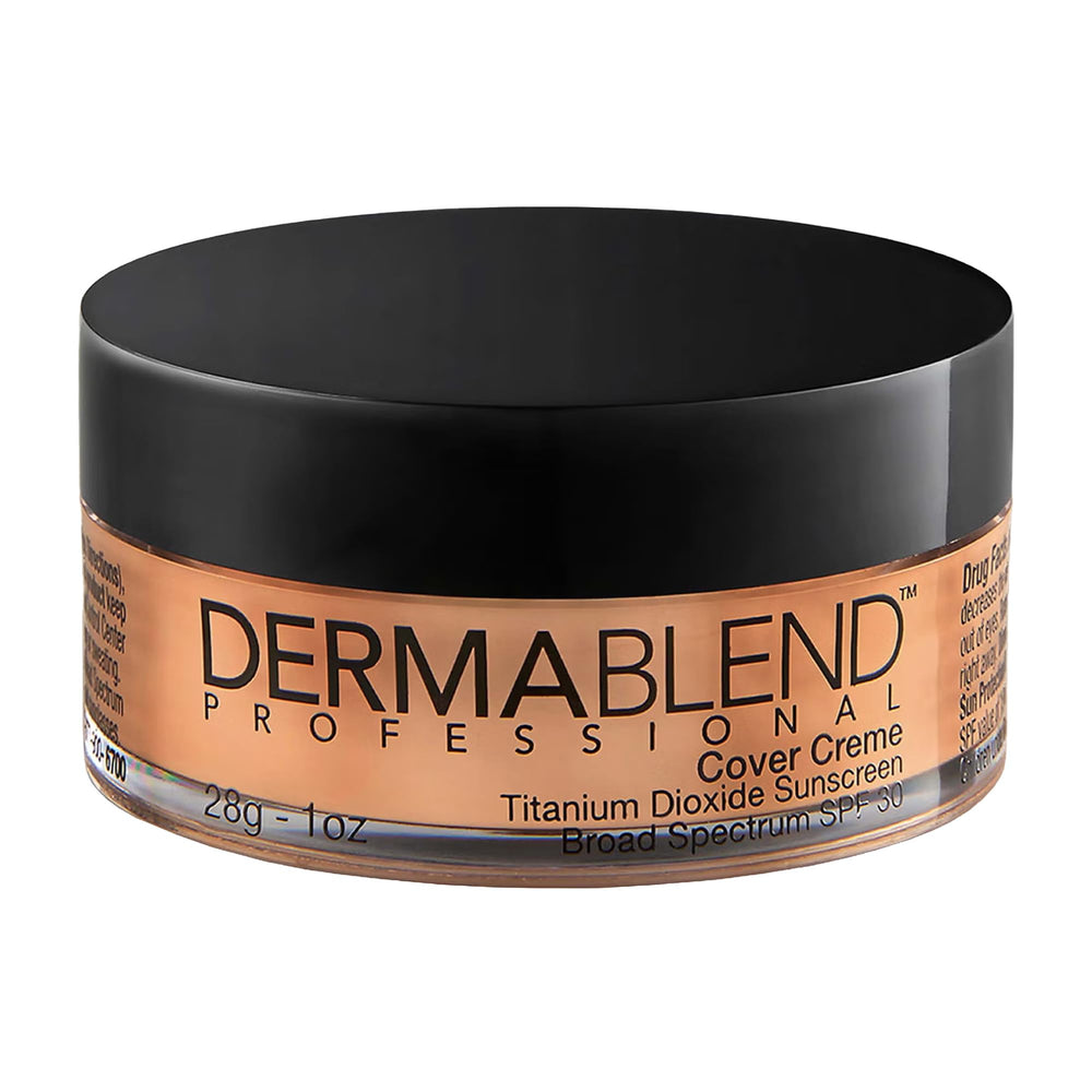 Dermablend Cover Creme open compact showing full coverage