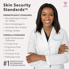 Dermablend Quick Fix Concealer Stick blended on skin for an even tone