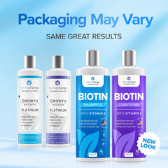 DermaChange Biotin Conditioner bottle cap shows rosemary infusion for nourishing hair.