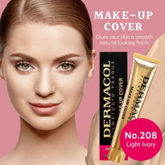 Shade 208 spot test highlighting how the shade adapts for natural look.