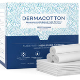 Dermacotton: toallas faciales desechables grandes para una limpieza fresca en cada lavado