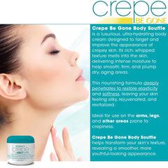 Dermactin Crepe Be Gone aplicacion suave y absorcion rapida.