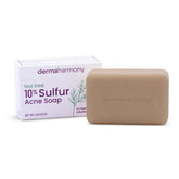 DermaHarmony barra acne sulfur arbol-te: uso diario para piel propensa al acné y poros limpios.