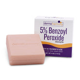 DermaHarmony barra BPO 5% frente al envase, limpieza de poros suave