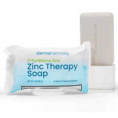 DermaHarmony Barra zinc piritiona ingredientes naturales para cuidado diario.