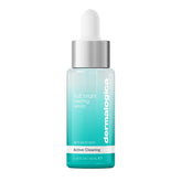 Dermalogica Age Bright Clearing Serum bottle close-up, showcasing premium packaging and clear-skin potential.
