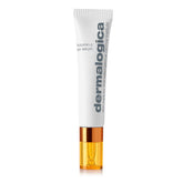 Dermalogica Biolumin-C eye serum bottle closeup shows brightening potential around the eyes.