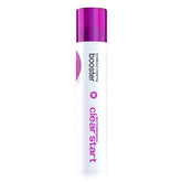 Dermalogica Clear Start booster bottle close-up showing fast-acting breakout relief.