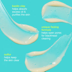 Dermalogica Clear Start kaolin clay image highlights oil-absorbing power.