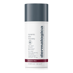 Dermalogica Dynamic Skin Recovery SPF50 bottle for daily broad-spectrum protection.