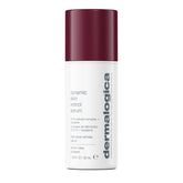 Dermalogica Dynamic Skin Retinol Serum bottle closeup for smoothing texture.