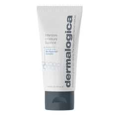 Dermalogica Intensive Moisture Balance bottle pour showing rich hydration for dry skin.
