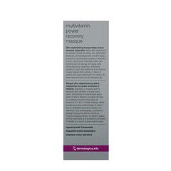 Applying the Dermalogica masque on the face during cleansing routine.