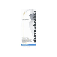 Dermalogica Precleanse texture closeup showing velvety oil emulsifying into milk