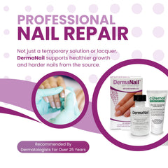DermaNail nail care steps shown for easy application.