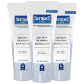 Dermasil crema corporal para piel seca con hidratación profunda, sensación suave.