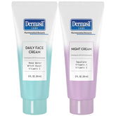 Dermasil Daily Face Cream close-up showing gentle hydration for sensitive skin.
