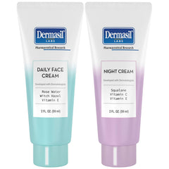 Dermasil Daily Face Cream close-up showing gentle hydration for sensitive skin.