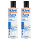 Dermasolve scalp shampoo bottle showing gentle, soothing relief for irritated scalp