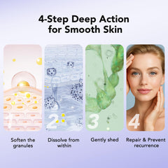DERMFREE Milia Remover textura cremosa: absorbe rápido sin residuo