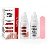 DERMFREE tratamiento uñas botella muestra la fórmula suave para una apariencia más hermosa.