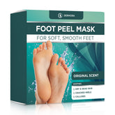 DERMORA Foot Peel Mask bottle for at-home exfoliation and smoother feet.
