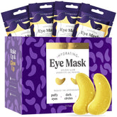 DERMORA Golden Glow under-eye patches in box for refreshed eyes