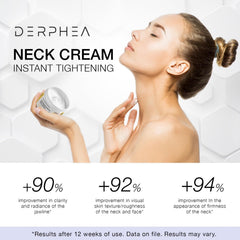 DERPHEA crema cuello firmeza: enfoque en cuello y décolleté para hidratación suave